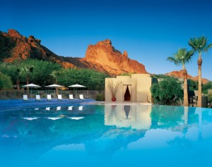 Sanctuary Resort & Spa is ranked the 2015 top resort in Arizona by Travel + Leisure Magazine. This award-winning resort is unlike any other luxury hotel in Scottsdale. An architectural wonder, the resort and its unique array of accommodations are beautifully embedded within the spectacular terrain of Camelback Mountain, providing panoramic views and a feeling of escape no other Scottsdale luxury hotel can provide. We invite you to reconnect with one another as you enjoy innovative dining created by Food Network celebrity and Executive Chef Beau MacMillan.