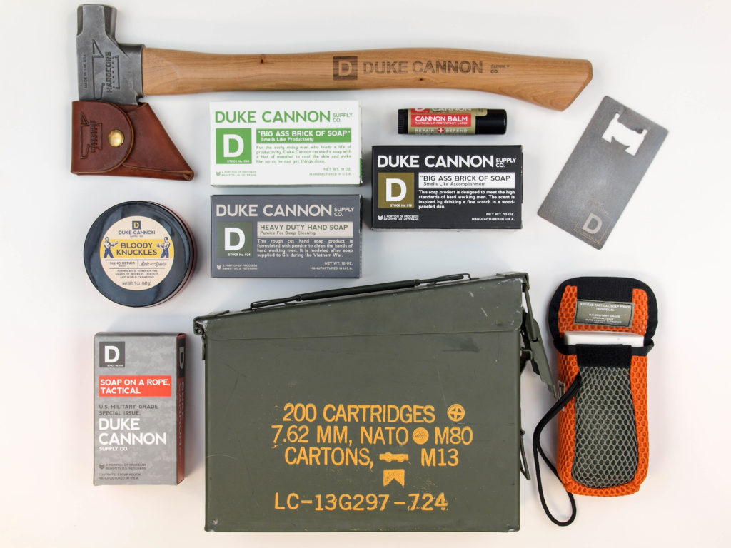 soap and hatchet set duke cannon