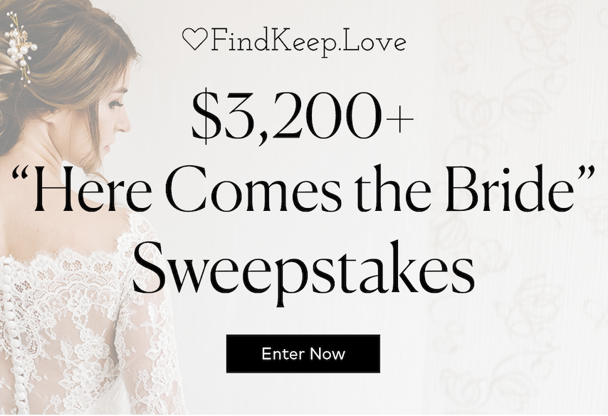 https://www.findkeep.love/products/here-comes-the-bride-sweepstakes?utm_campaign=here-comes-the-bride&utm_source=spafinder&utm_medium=blog