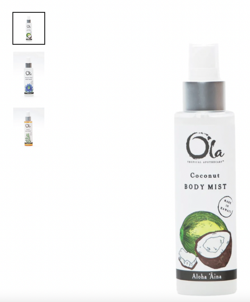 Deep Sea Body Mist by Ola Tropical Apothecary